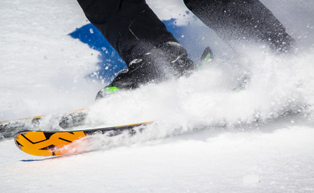 Skiing at Low Tatras, Slovakiaの写真素材