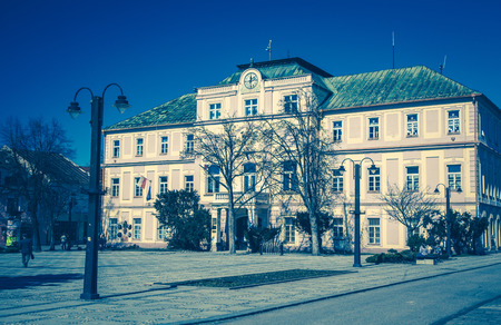 Town Liptovsky Mikulas, Slovakiaの写真素材