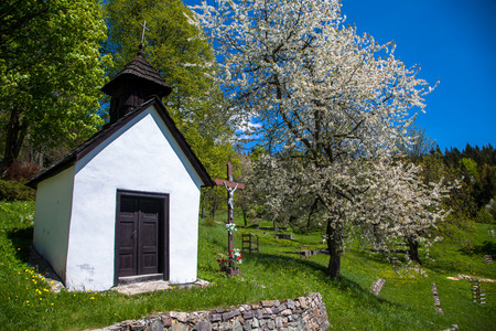 Kaliste - village detroyed by Nazis, Slovakiaの写真素材