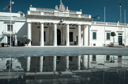 Building in Valletta, Maltaのeditorial素材