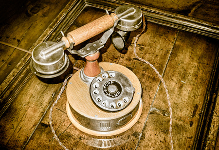 Old telephoneのeditorial素材