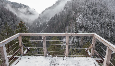 Lookout at Kvacianska valley at Slovakia