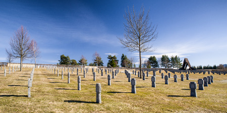 German military cemetery  in Vazec, Slovakiaのeditorial素材