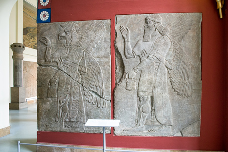 Assyrian chamber at Pergamon museum Berlin, Germanyのeditorial素材