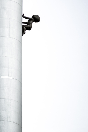 PRAGUE, CZECH REPUBLIC - JULY 3: Ziskov television tower on July 3, 2017 in Pragueのeditorial素材
