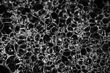 Abstract black and white structure - macro photoの写真素材