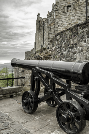 STIRLING, SCOTLAND - MAY 20: Canon at Stirling castle on  May 20, 2018 in Stirlingのeditorial素材