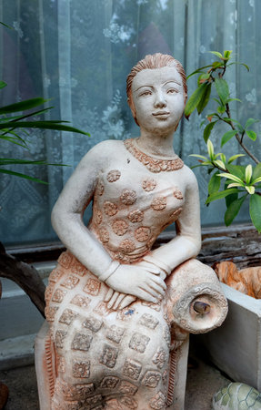 ceramic womanの写真素材
