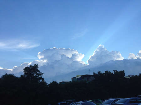Cloudy skyの写真素材