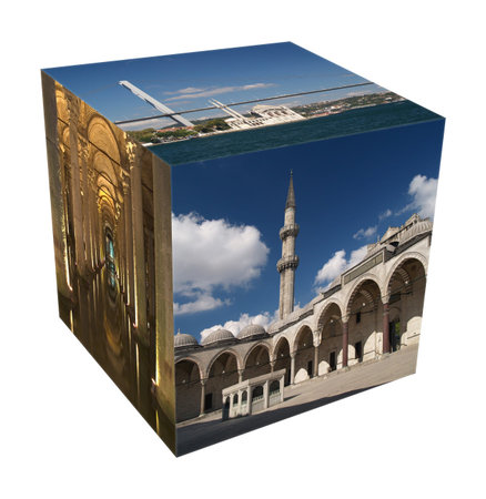Istanbul Panoramic cubes