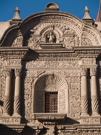 Iglesia de los Jesuitas at Arequipa (White City), Peruの写真素材