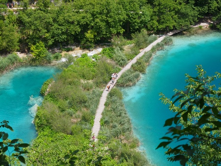 Landscapes from the Plitvice natural Park in Croatiaのeditorial素材