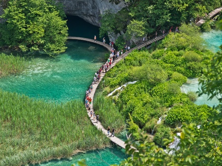 Landscapes from the Plitvice natural Park in Croatiaのeditorial素材