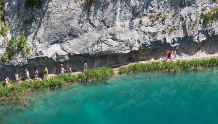 Landscapes from the Plitvice natural Park in Croatiaのeditorial素材