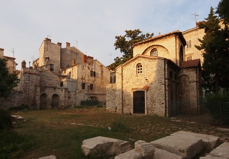 Basilica of St. Mary Formosa - Only one chapel from this 6th-century basilica complex survivesの写真素材
