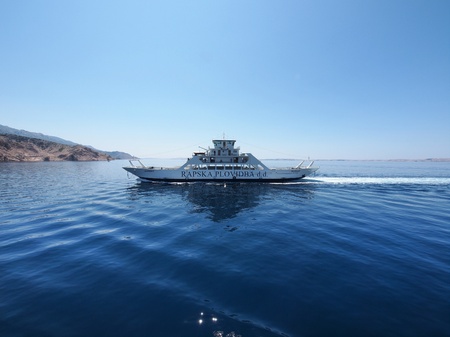 RIJEKA, CROATIA - JULY 06: Cars and passengers arrive on July 06, 2011 in Rijeka, Croatia. Tourism triples the population in the summer monthsのeditorial素材