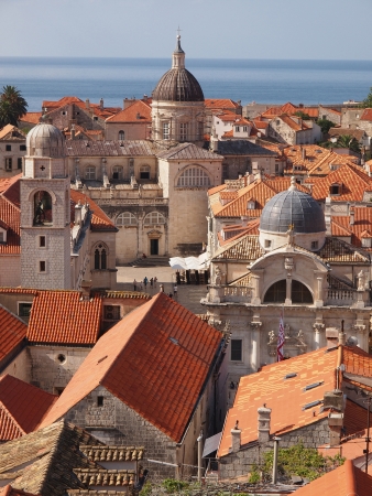 protected site Dubrovnik old town, Croatiaの写真素材