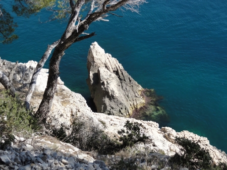 Picture taken in the Calanques in southern Franceの写真素材
