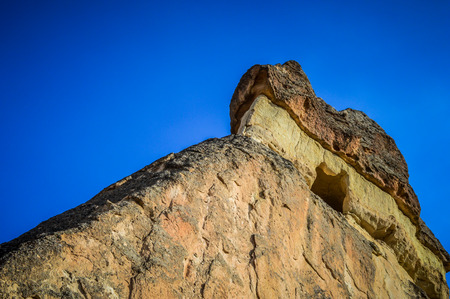 Fairy Chimneys in Goremeの写真素材