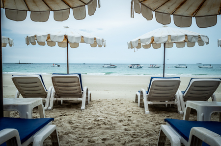 Mattress on the beach in Koh Sametのeditorial素材