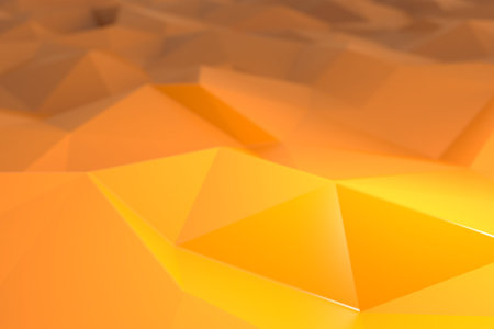 Abstract crystal background with depth of field