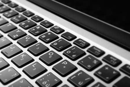 Laptop keyboardの写真素材