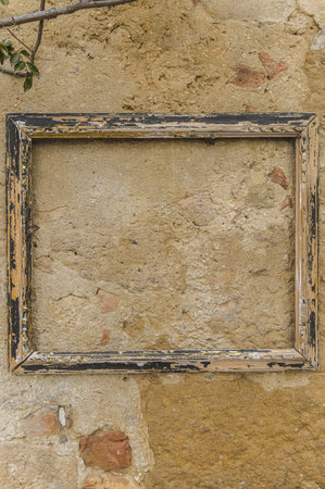 Walk on a rainy day through the streets of the beautiful town, Pienza, Tuscany