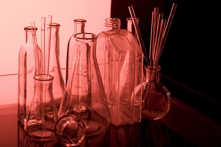 Chemical Test Tube . Medical experiment with Laboratory glass

の写真素材