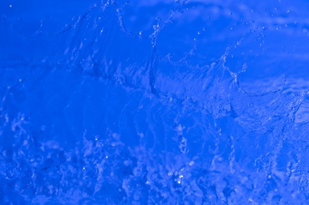 Background with  blue water. Creative splashingの写真素材