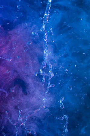 Water and smoke. Creative backround with drops
の写真素材