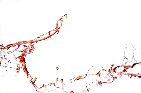 Splashing fresh red drink. Creative  aqua drop.の写真素材