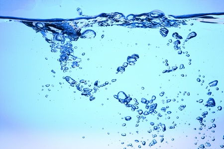 Blue waterの写真素材