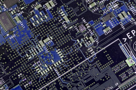 Close-up veew of the abstract microcircuit. Electronic Background
の写真素材