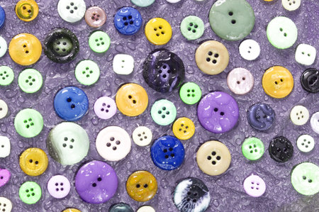 Fashionable and dright button background. Creative abstract