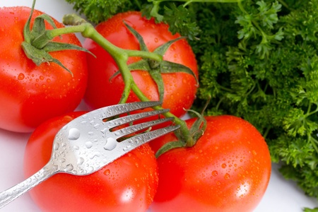 Fresh tomatoの写真素材