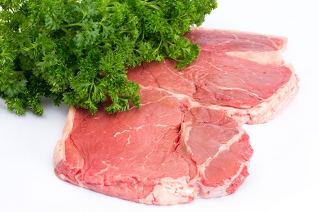 Meat. Raw Steakの写真素材