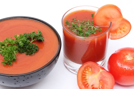 Tomato soupの写真素材