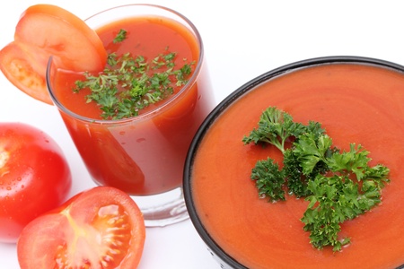 Tomato soupの写真素材