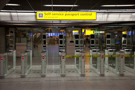 Airport self service pasport control