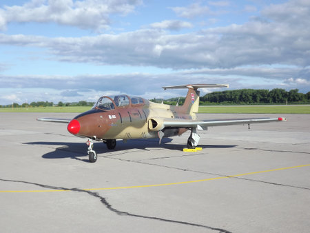  aeroplan L-29 Delfin Aviation fair in Pardubice