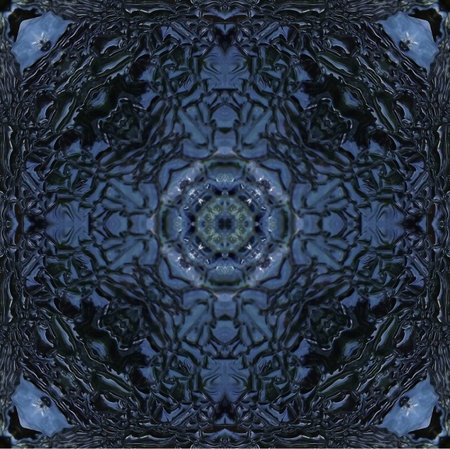 Abstract compiled from water and ice