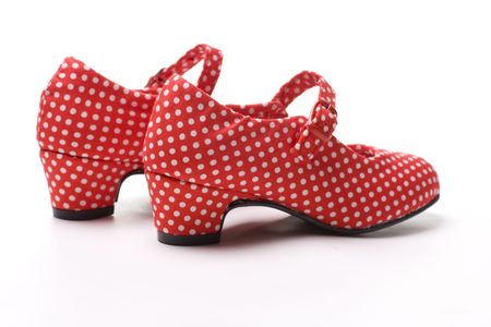 a shoe craft, typical of flamenco dancersの写真素材