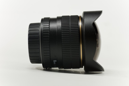 a small lens 8mm fisheyeの写真素材
