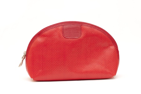 typical purse lady in redの写真素材