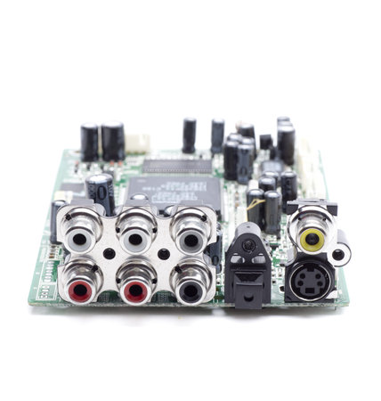 rca connectors for stereo audio and video