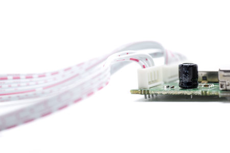 several electrical components, belonging to a technological device