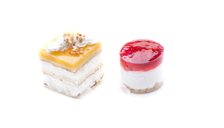 delicious homemade cake made way for pastry chefの写真素材