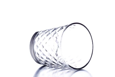 photo of Old Fashioned glass insulated glass taken in studioの写真素材