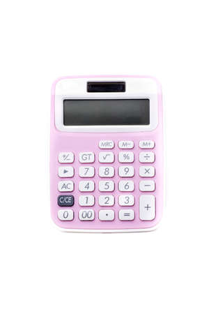 solar scientific calculator with ten digit displayの写真素材