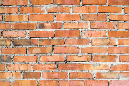  A grungy red brick wall texture / background II
